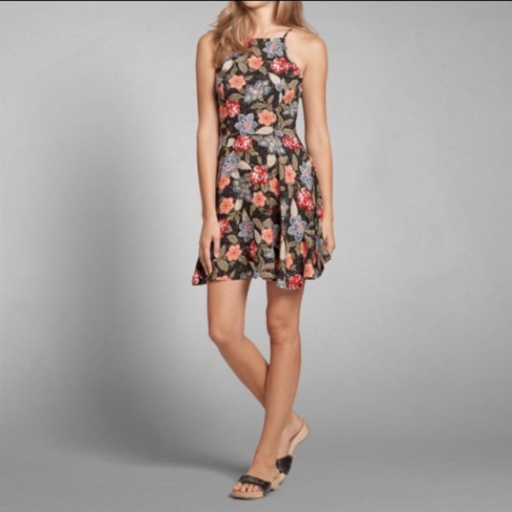 Abercrombie & Fitch Floral Skater dress